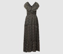 Midikleid mit Allover-Muster Modell 'AROA'