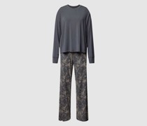 Pyjama mit floralem Muster Modell 'Selcted Premium'