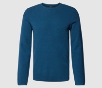 Strickpullover mit Rundhalsausschnitt