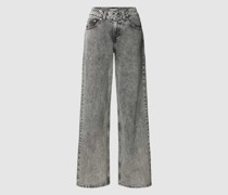 Straight Leg Jeans im 5-Pocket-Design Modell 'SUPERLOW'