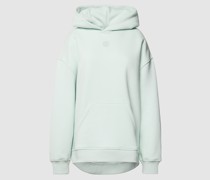 Hoodie mit Label-Stitching