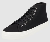 High Top Sneaker aus Canvas