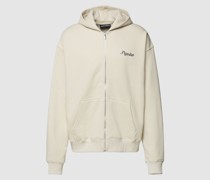 Oversized Sweatjacke mit Kapuze Modell 'West'