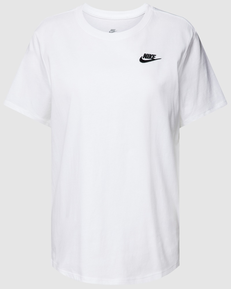 Nike Damen T-Shirt mit Logo-Stitching