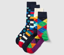 Socken mit Allover-Muster im 4er-Pack