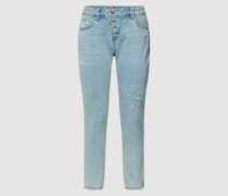 Jeans mit Label-Details Modell 'MALIBU'