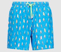 Badehose mit Allover-Muster