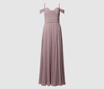 Abendkleid im Cold-Shoulder-Design