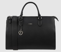 Handtasche mit Label-Details Modell 'ELLA'