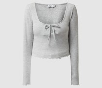 PAMELA X NA-KD REBORN Shirt mit Rippenstruktur – Exklusiv bei uns