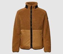 Sherpa Jacket mit Label-Patch