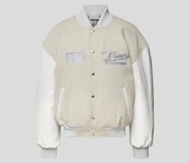 College-Jacke aus reiner Schurwolle