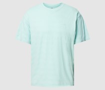 T-Shirt mit Label-Stitching