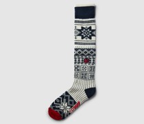 Socken mit Allover-Muster
