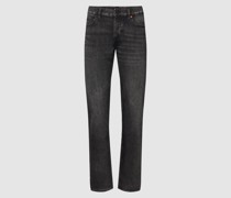 Slim Fit Jeans im Used-Look Modell 'Delaware'