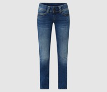 Straight Fit Low Waist Jeans mit Stretch-Anteil Modell 'Venus'