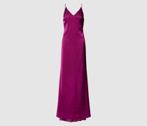 Abendkleid mit gekreuzten Spaghettiträgern