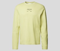 Sweatshirt mit Label-Print