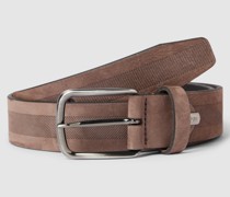 Gürtel mit Dornschließe Modell 'NUBUK'