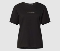 T-Shirt mit fixiertem Ärmelaufschlag Modell 'Terina'