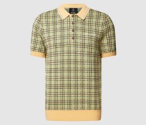 Poloshirt mit Karomuster Modell 'Archive Grid'