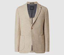 Modern Fit 2-Knopf-Sakko mit Seide-Anteil Modell 'Edward'