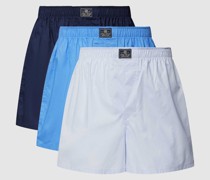 Boxershorts mit elastischem Bund und unifarbenem Design