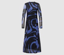 Midikleid mit Allover-Muster Modell 'Calla Dress'