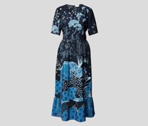Maxikleid mit Allover-Muster
