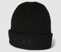 Beanie mit Label-Stitching Modell 'FREJA'