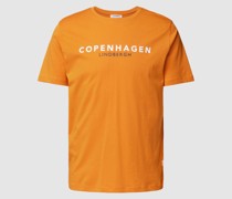 T-Shirt mit Label-Print Modell 'Copenhagen'