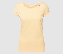 T-Shirt mit Applikationen Modell 'FLORAH A ORGANIC'