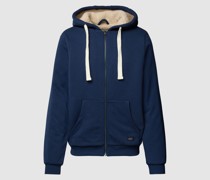 Sweatjacke mit Statement-Patch