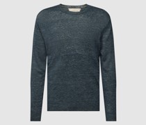 Strickpullover mit Rundhalsausschnitt