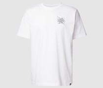 T-Shirt mit Rundhalsausschnitt und Label-Print