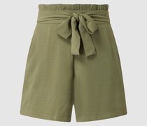 Shorts mit Paperbag-Bund Modell 'Rascha'