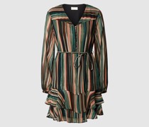 Minikleid mit V-Ausschnitt