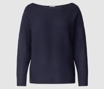 Strickpullover mit U-Boot-Ausschnitt Modell 'Otto'