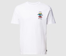 T-Shirt mit Rundhalsausschnitt Modell 'SEARCH ICON'