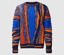 Strickpullover mit Strukturmuster