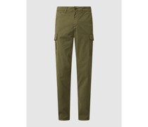 Slim Tapered Fit Cargohose mit Stretch-Anteil Modell 'Wick'