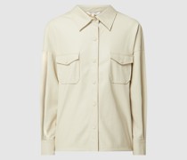 Jacke mit überschnittenen Schultern