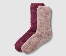 Socken mit Strukturmuster