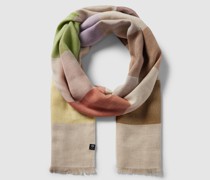 Schal im Colour-Blocking-Design