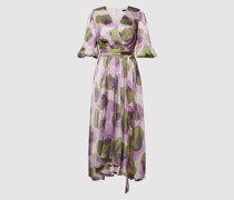 Midikleid mit Bindegürtel