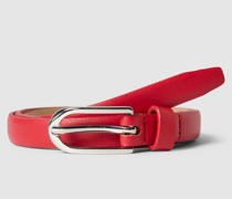 Gürtel aus Leder mit Dornschließe Modell 'Seta'