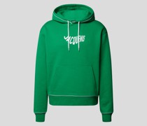 Hoodie mit Label-Print