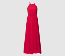 Abendkleid mit Plisseefalten