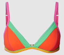 Bikini-Oberteil mit Colour-Blocking-Design Modell 'TAEKO'