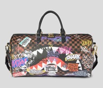 Duffle Bag mit Allover-Muster Modell 'TAGGED UP'